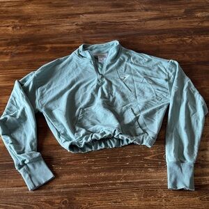Women's Teal Long Sleeve Top